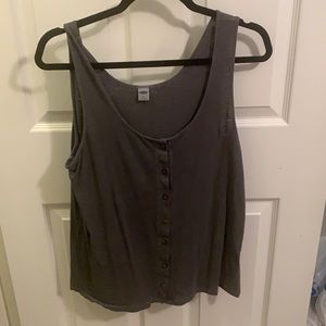 Dark grey tank top